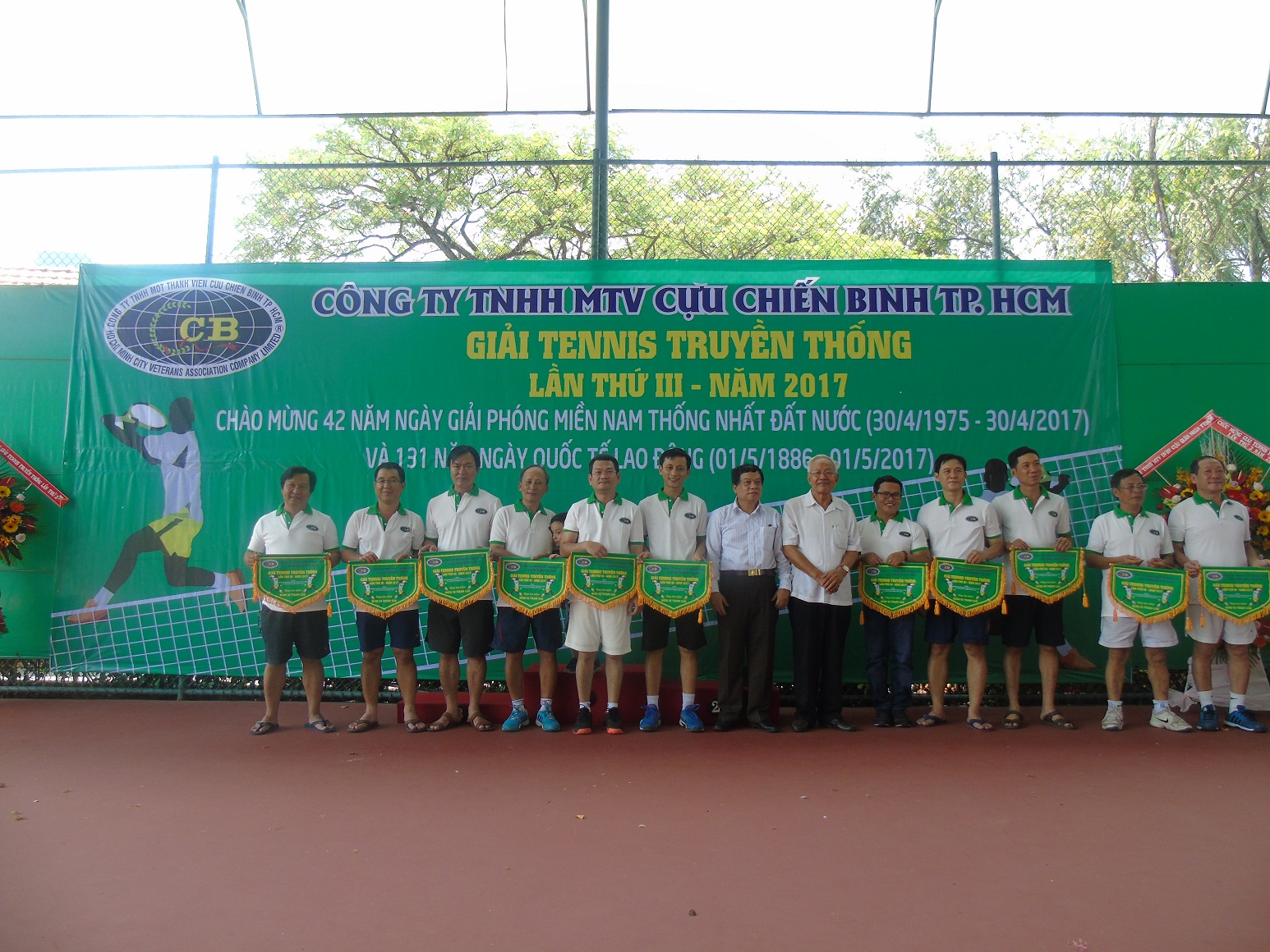 Giải Tennis truyền thống Công ty Cựu chiến binh lần III, năm 2017.