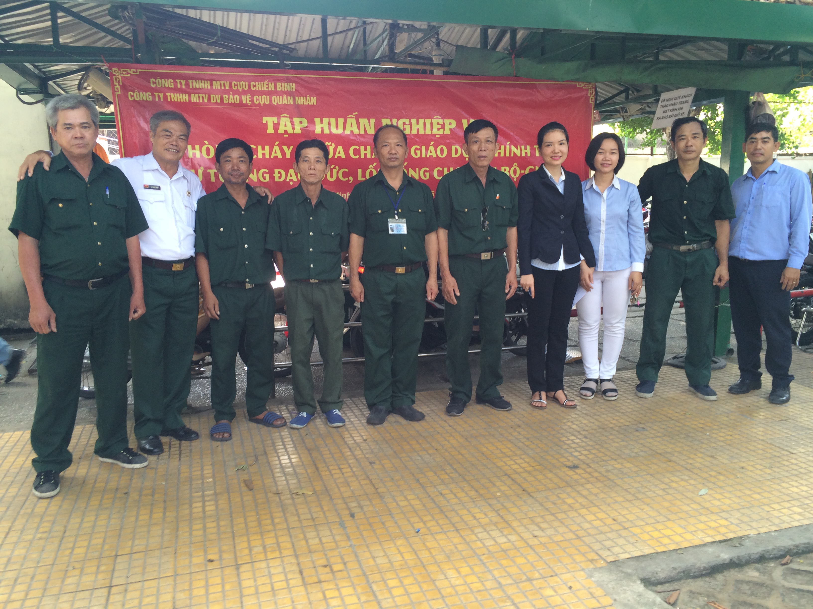 Tập huấn Phòng cháy và chữa cháy CB.CNV Công ty.